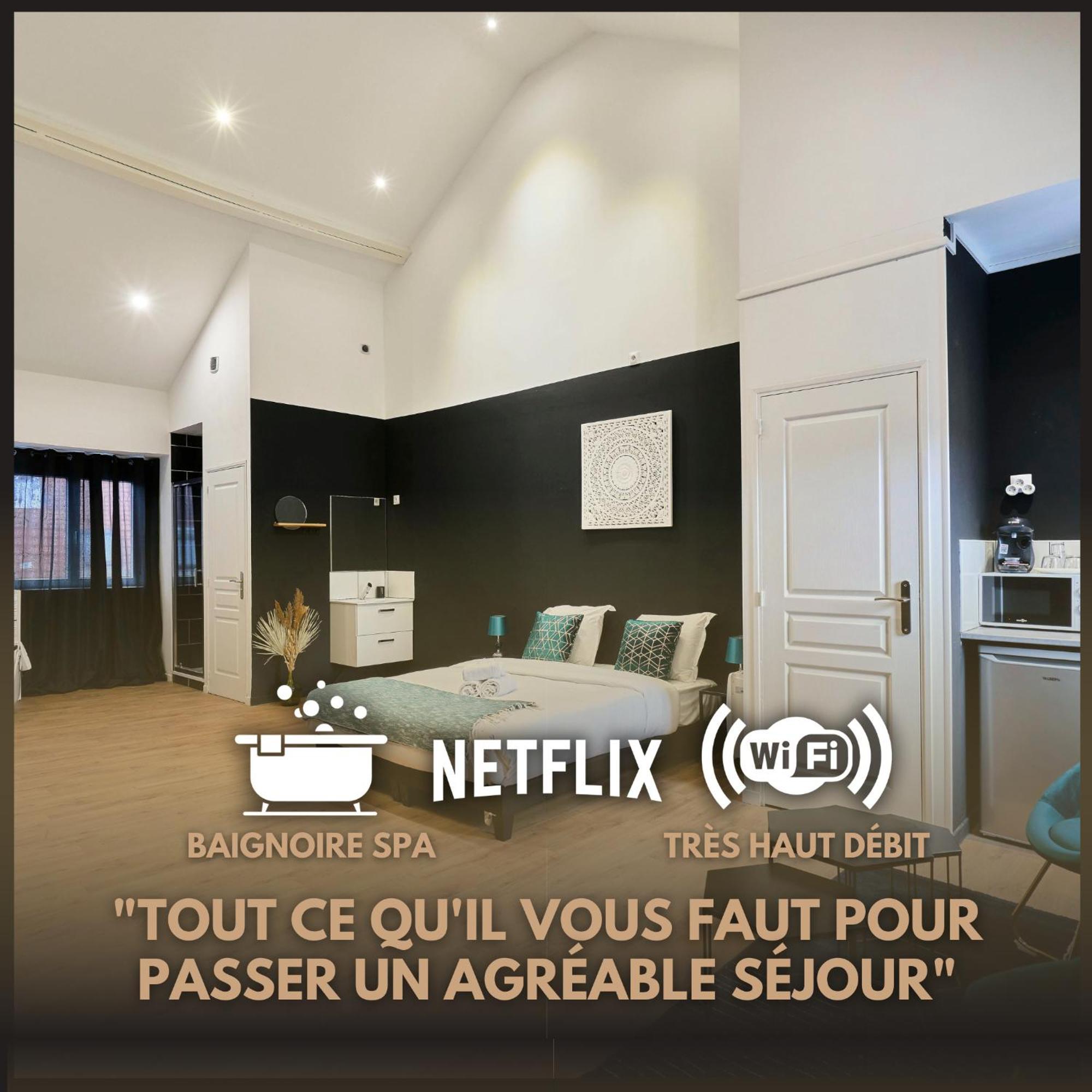 Ng Prestige - Lille L Roubaix Trichon - Balneo - Netflix - Wifiアパートメント エクステリア 写真